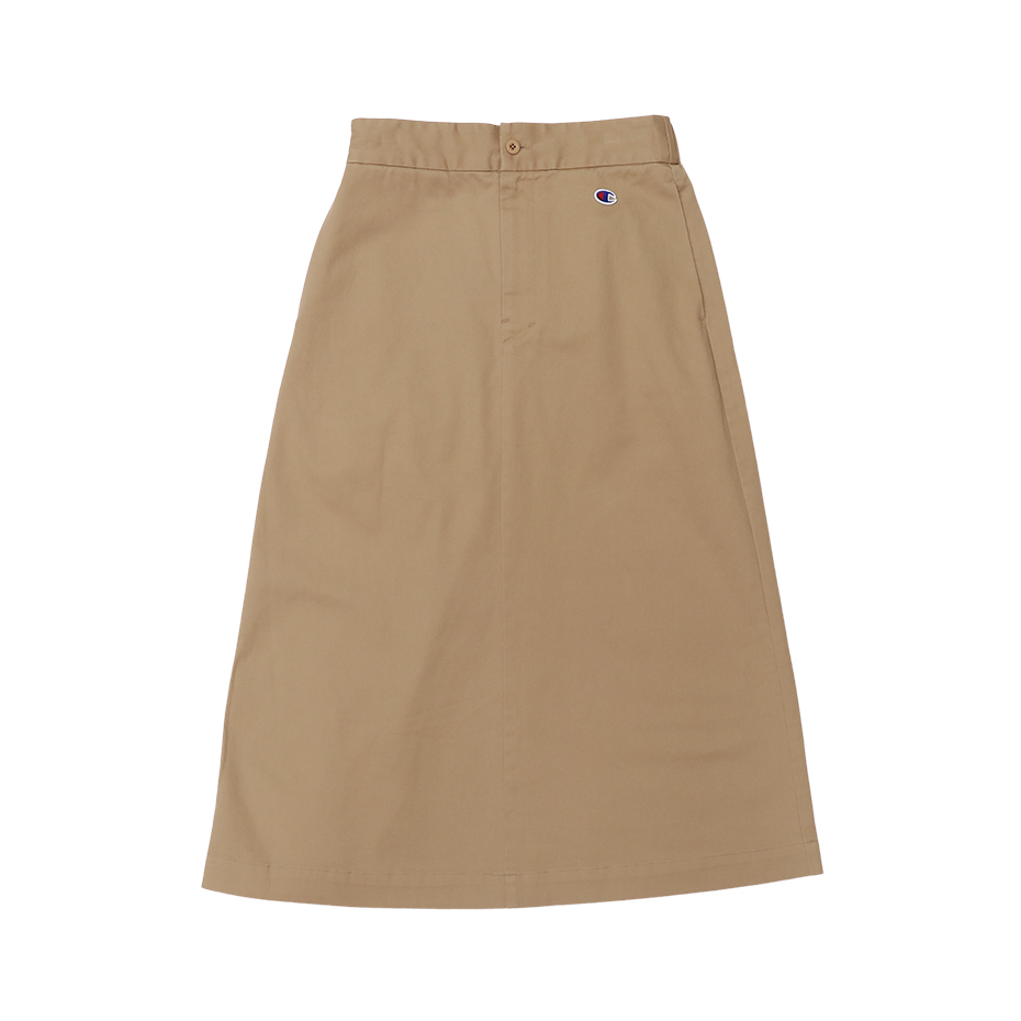 女款-CASUAL斜紋工裝長裙-卡其（CW-B205-780）