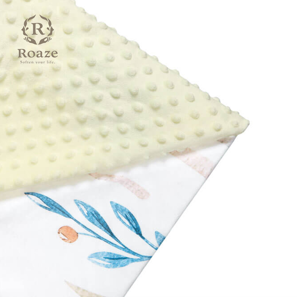 【Roaze 柔仕】 舒眠豆毯 優雅花鹿 - 厚款