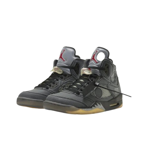 Off-White x Air Jordan 5 Retro SP '' Black '' 聯名款 黑蟬 男鞋 CT8480-001