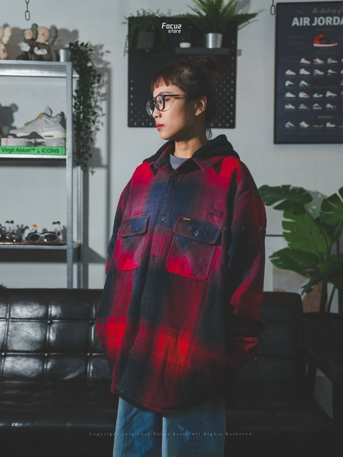 【Focus Store】預購 Supreme SS25 Week1 Quilted Lined Hooded Flannel Shirt 法蘭絨襯衫 三色