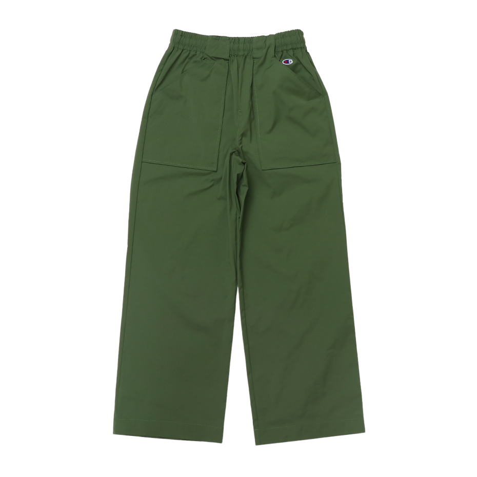 女款-輕量 口袋 工裝 長褲-橄欖綠(CW-B208-655)