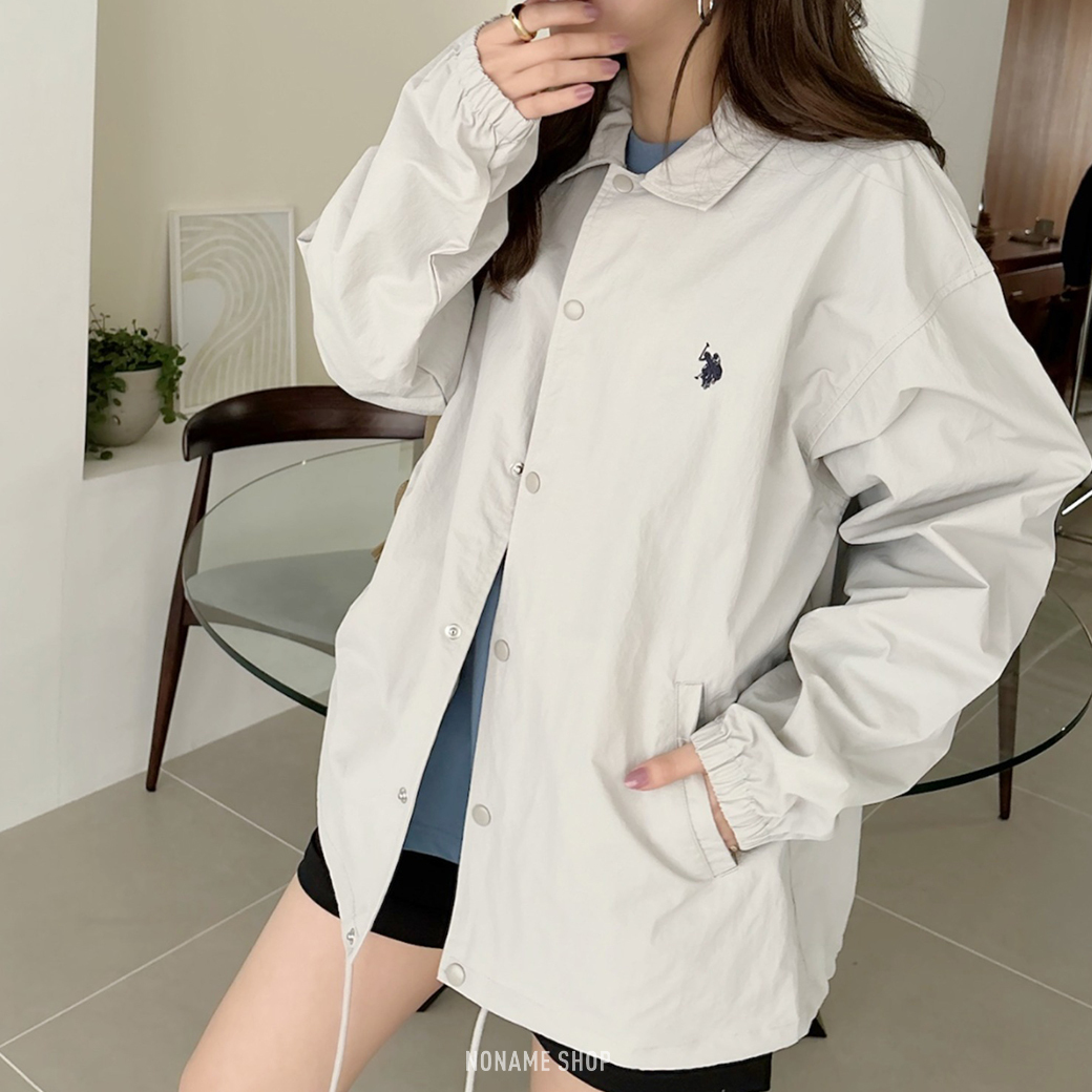 U.S.POLO ASSN. 防水 尼龍 教練 外套 三色 (男/女款)