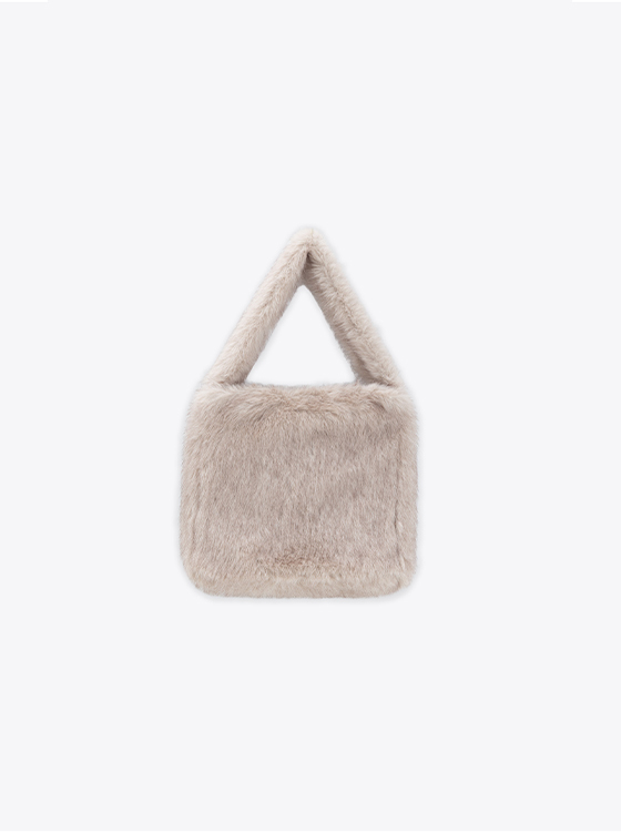 復古毛毛百搭單肩包