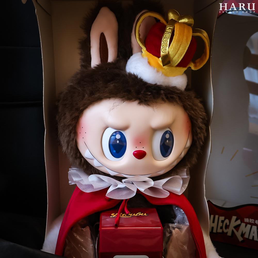 POPMART 泡泡瑪特 THE MONSTER Labubu 象棋大冒險系列 毛絨 國王King 拉布布 絨毛 搪膠臉 公仔 玩具