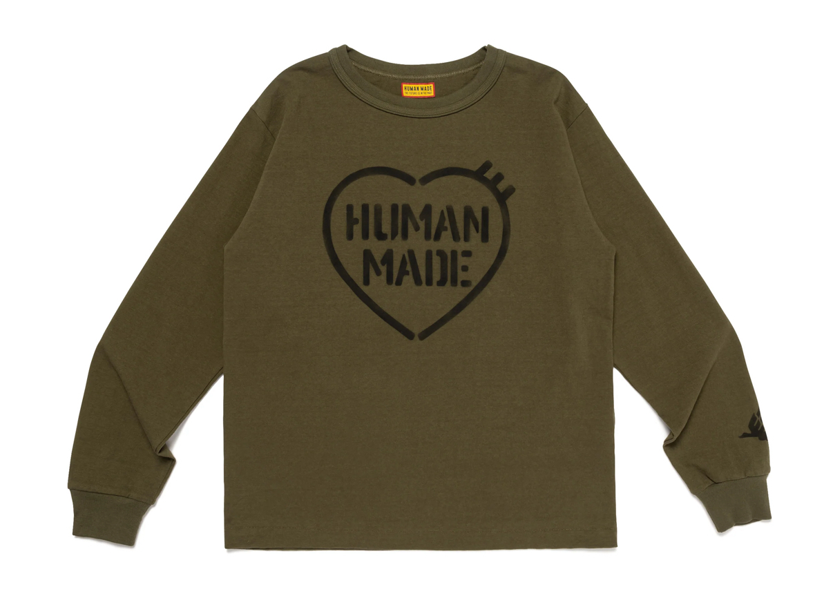 Human made MILITARY L/S T-SHIRT