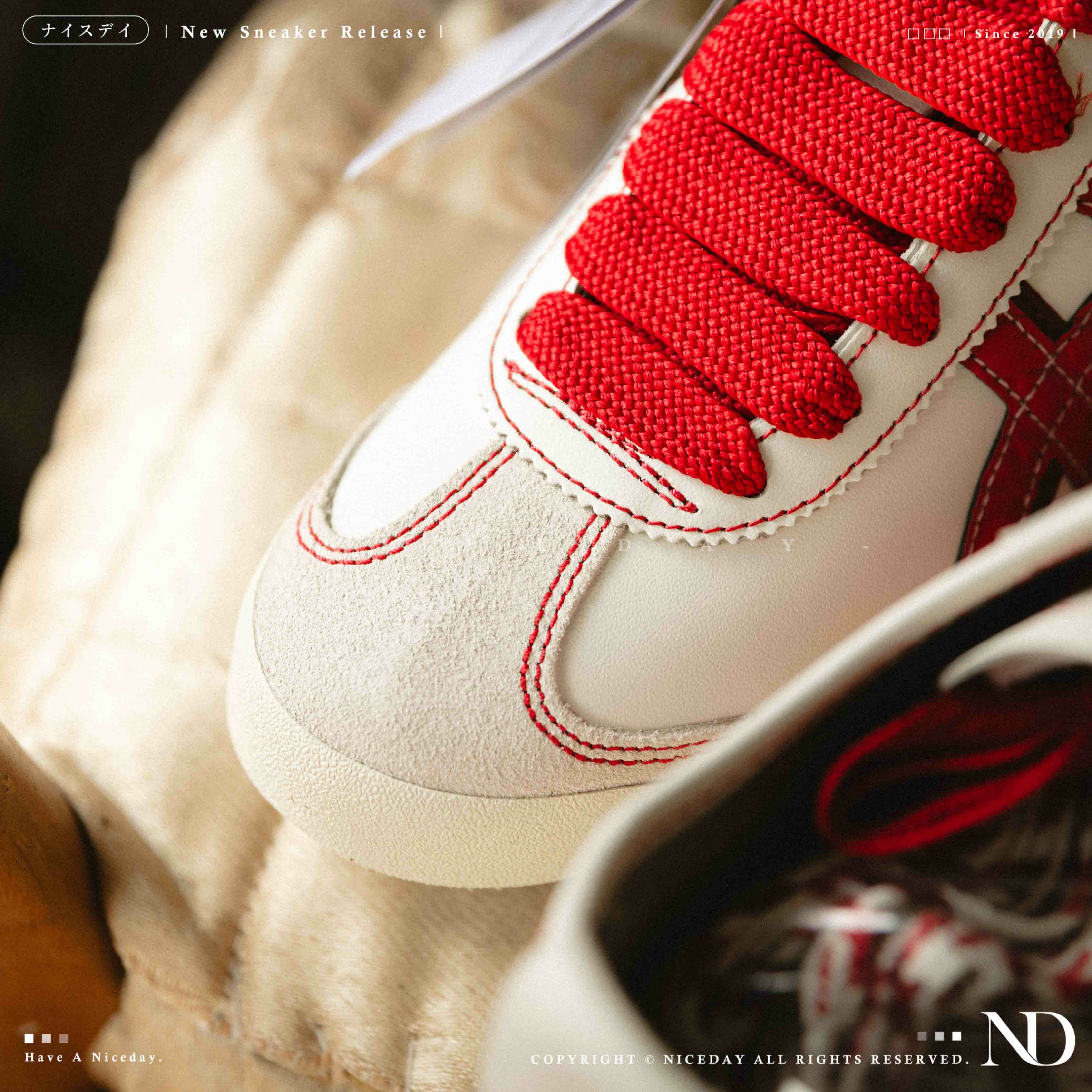 NICEDAY 代購Onitsuka Tiger 鬼塚虎MEXICO 66 蛇年紅色紀念款米白