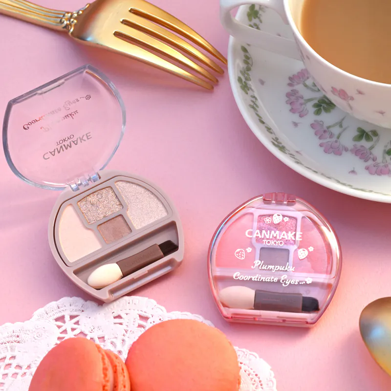 現 貨丨CANMAKE Plumpuku Coordinate Eyes 淚袋眼影 限定色 #04 士多啤梨🍓