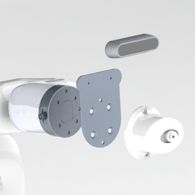 手臂深度攝影機固定支架(適用Lite 6、PiPER)