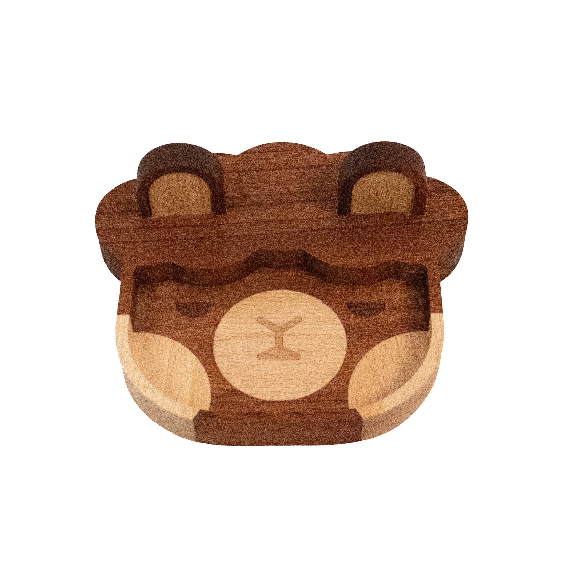 羊駝木質收納盤