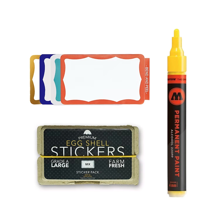 Eggshell Bundle - Mix & PP Marker 4mm