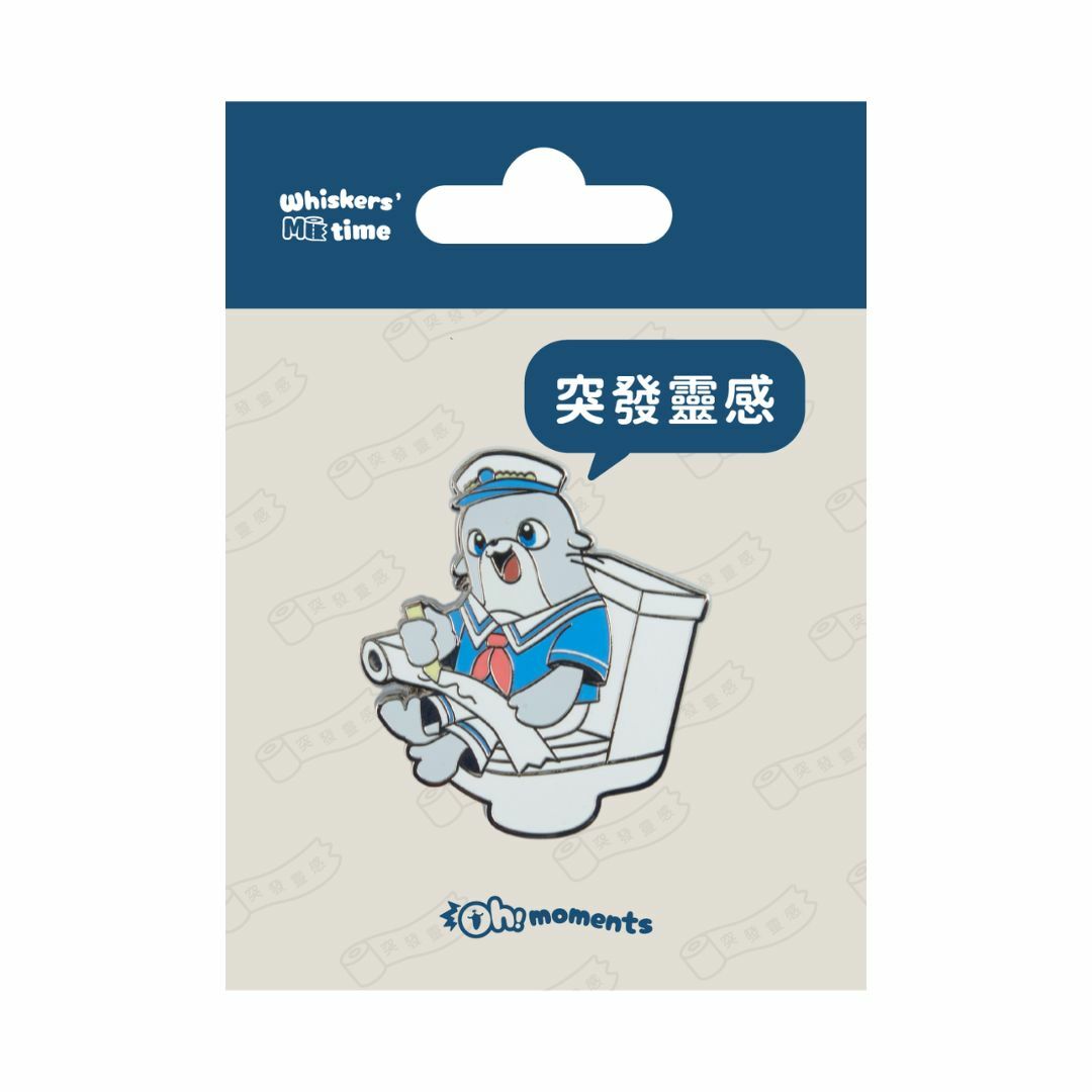 Oh!moments Whiskers Metal Pin
