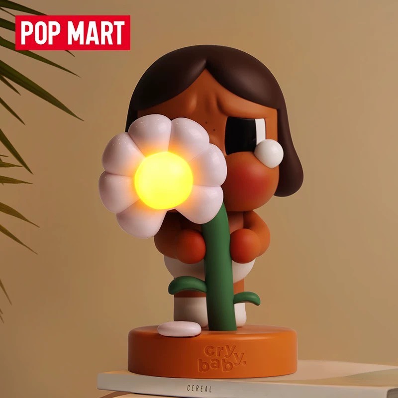 POPMART 泡泡瑪特 CRYBABY 哭娃 悲傷俱樂部系列 小雛菊手燈 夜燈