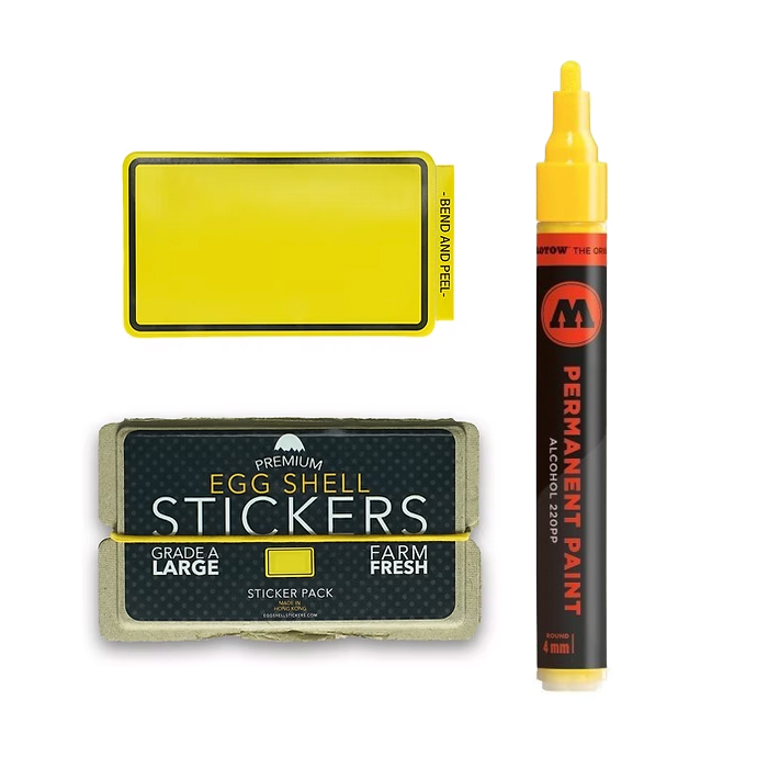 Eggshell Bundle - SinglePack & PP Marker 4mm