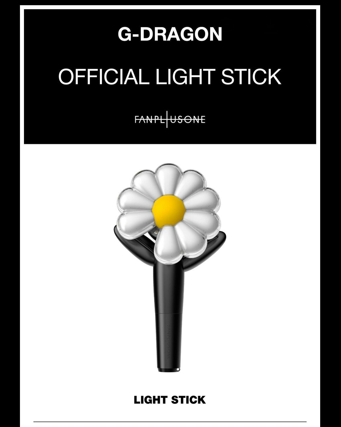 [ONHAND] G-DRAGON OFFICIAL LIGHTSTICK / CRADLE