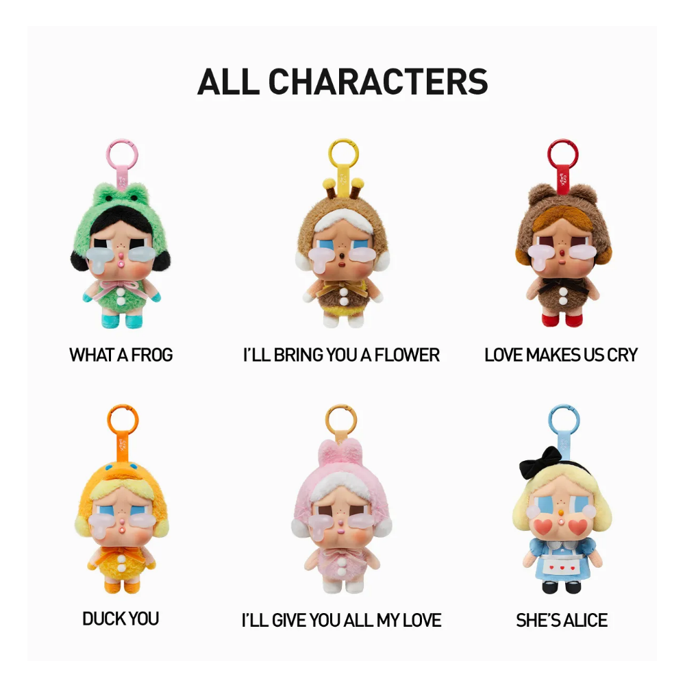 POP MART CRYBABY Crying Again Series-Vinyl Face Plush Blind Box 盲盒