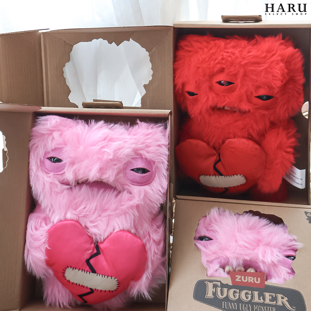 FUGGLER 牙齒怪 放克牙寶 愛心怪獸 醜萌 毛毛 毛怪 鑰匙圈 公仔 玩偶