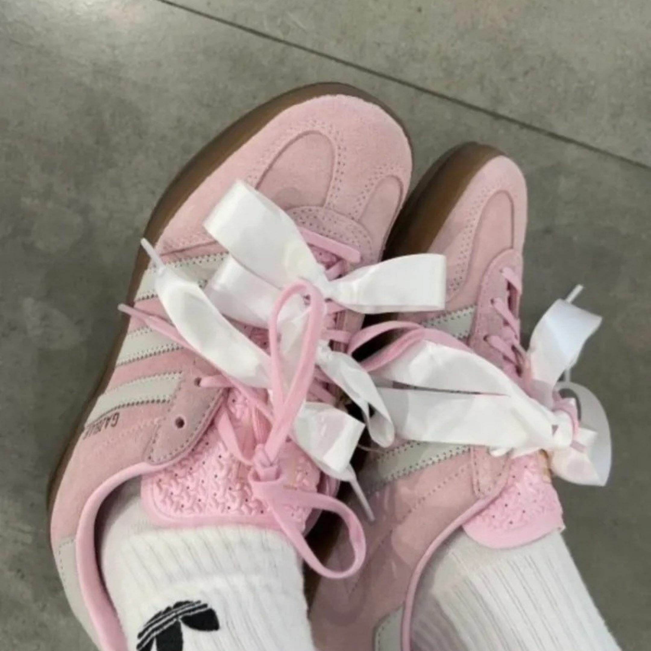 NICEDAY 調貨 Adidas Gazelle Indoor 粉色 麂皮 淺粉 女鞋 JI2716