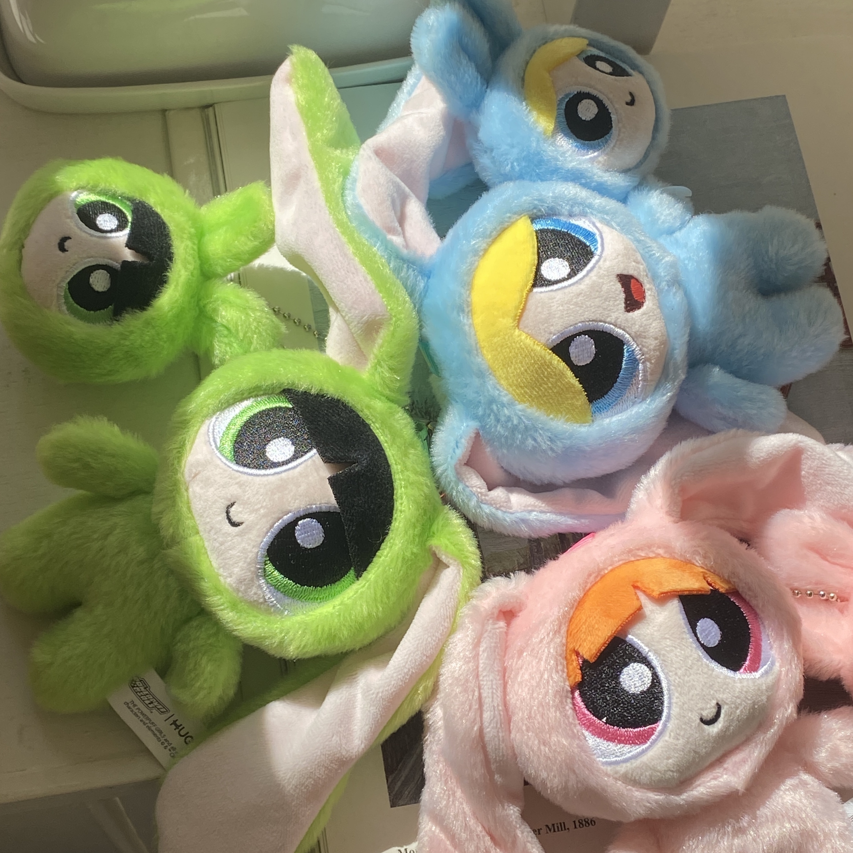 THE POWERPUFF GIRLS 飛天小女警 吊飾組合 鑰匙圈 磁吸 兔子裝  官方正版授權 / 預購