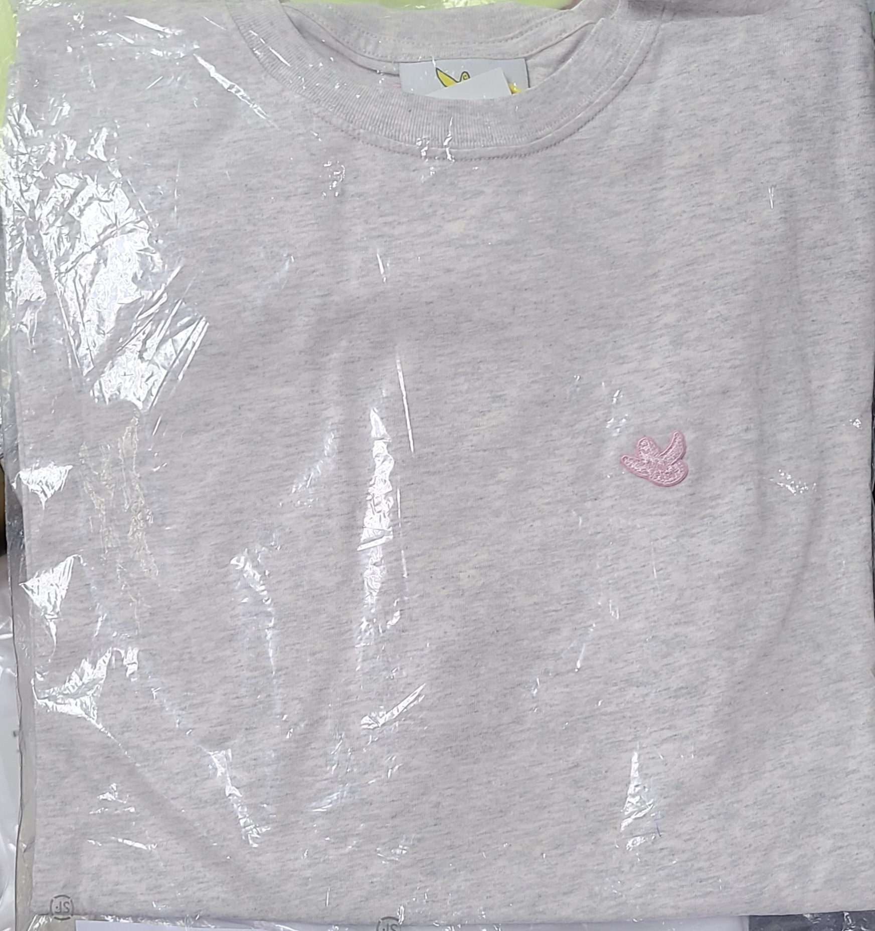 🇰🇷 韓國 What It Isnt 小飛人刺繡花花 T-Shirts（K7/BR761）