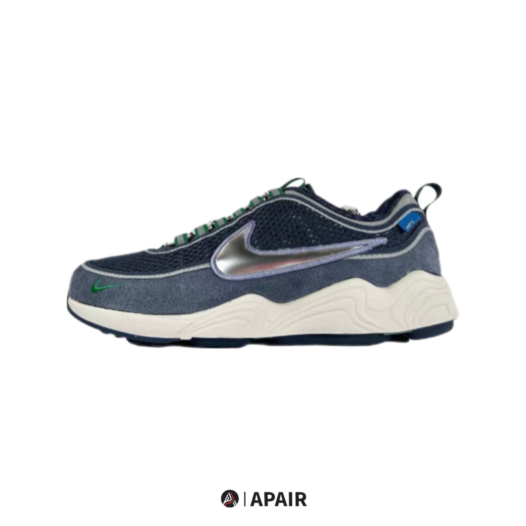 【APAIR】預購 UNDEFEATED x nike air zoom spiridon 藍綠 銀勾 限量聯名款 休閒款 HV4847-400