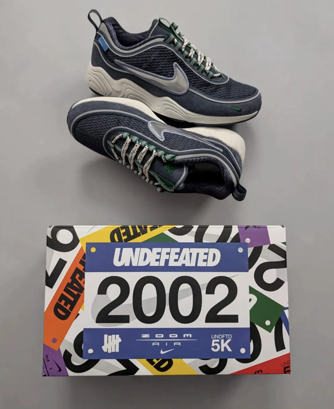 Undefeated Nike Air Zoom Spiridon Armory Navy Nike Air Zoom