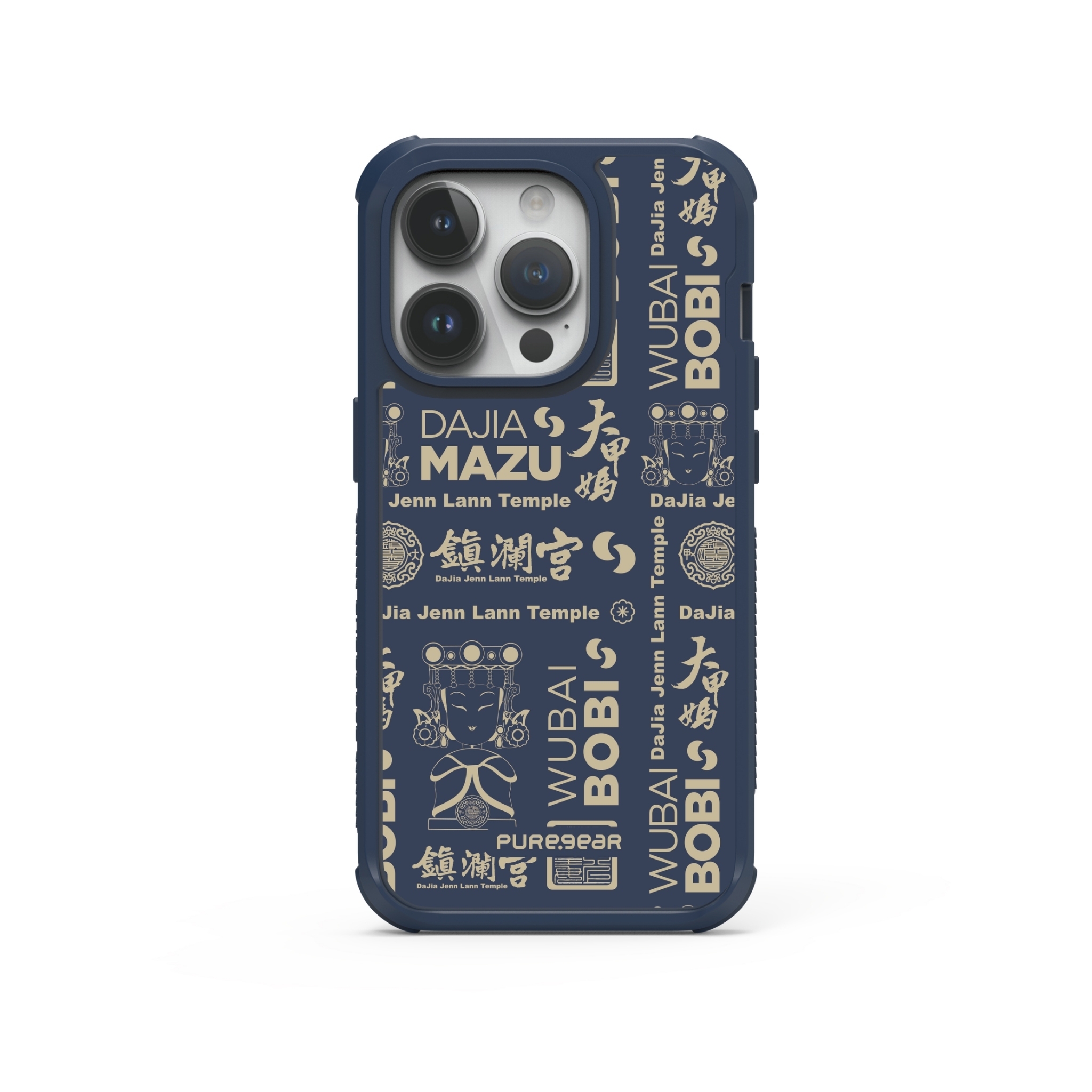 【鎮瀾宮 × PureGear】輕坦克防摔手機殼 / 圖騰