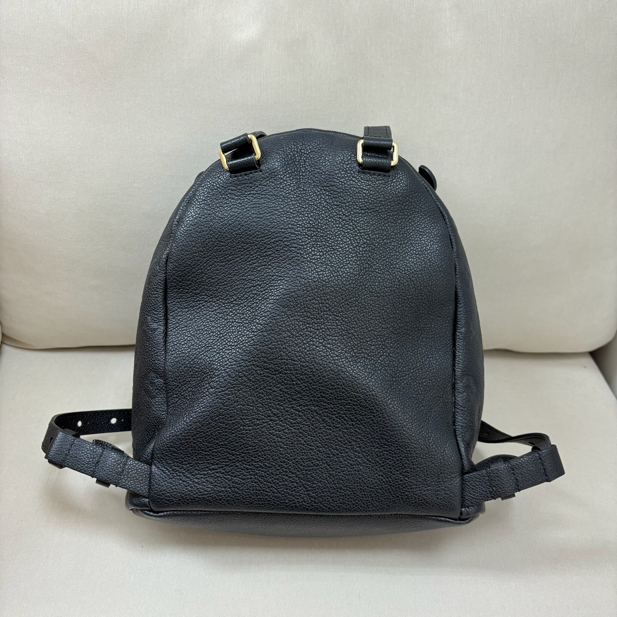 LV  Monogram Empreinte Sorbonne Backpack - Black / Ghw