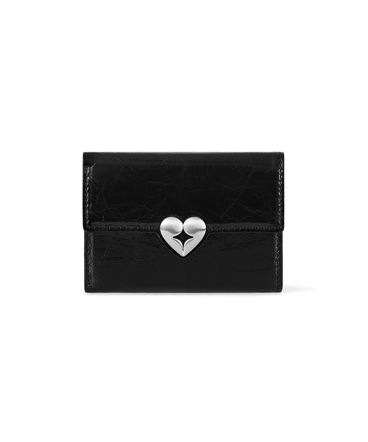 ★Fennec★ HEARTY ZIPPER WALLET BLACK HEARTY ZIPPER WALLET - BLACK - Fennec