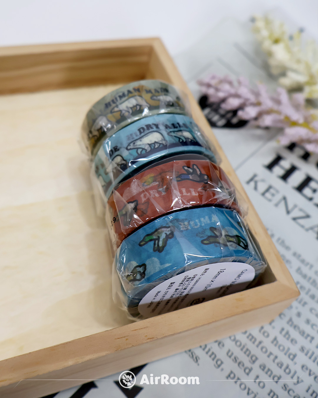 2025SS HUMAN MADE MASKING TAPE 店鋪 限定 膠帶 飛雁 鴨子 北極熊 2款 現貨 HM29GD123 / HM29GD124