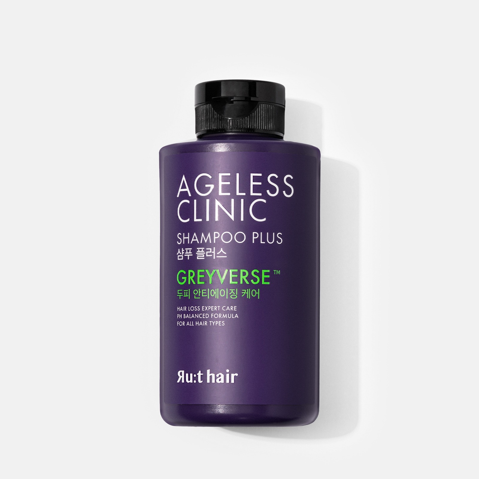 [Ru:t hair] ANTI-AGING AGELESS CLINIC SHAMPOO PLUS 頭皮抗老涼感防脫髮洗髮精