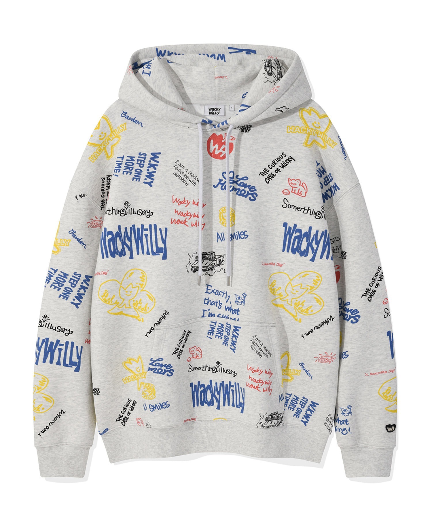 WACKY WILLY Kiki All Over Graphic Hoodie