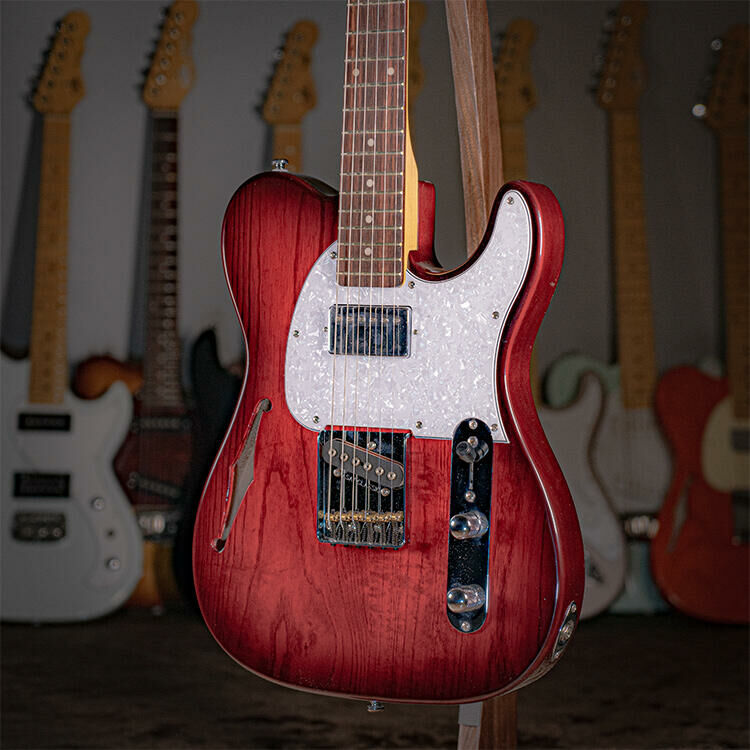 G&L Tribute ASAT Classic Bluesboy S/H Red Burst 電吉他