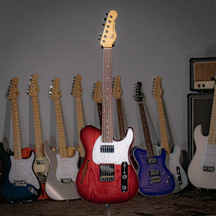 G&L Tribute ASAT Classic Bluesboy S/H Red Burst 電吉他