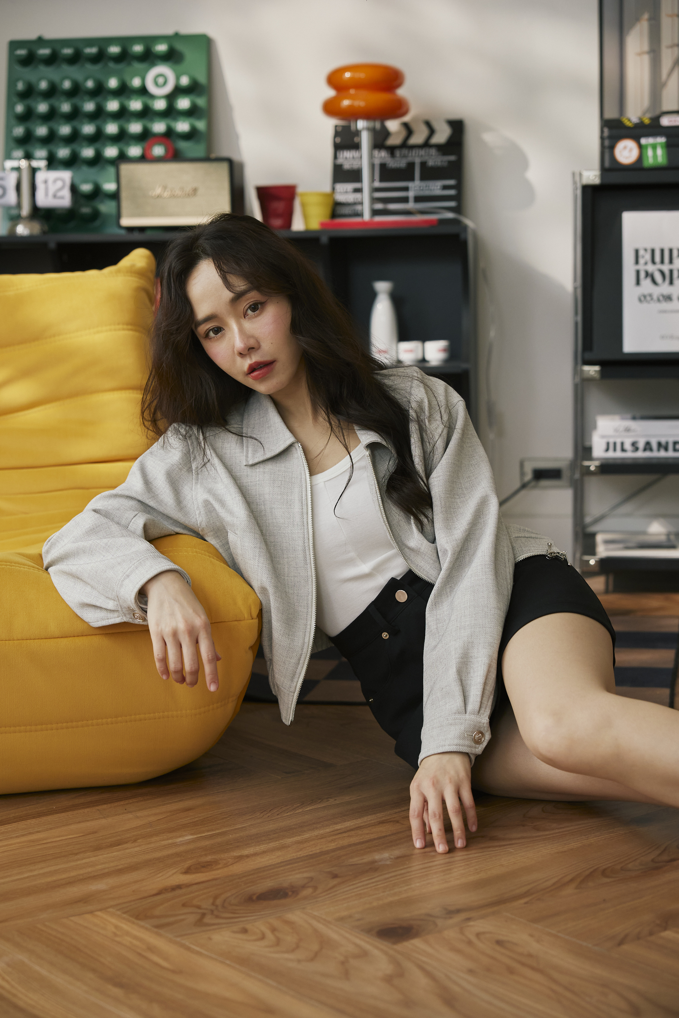 Black Label - 淺灰短夾克