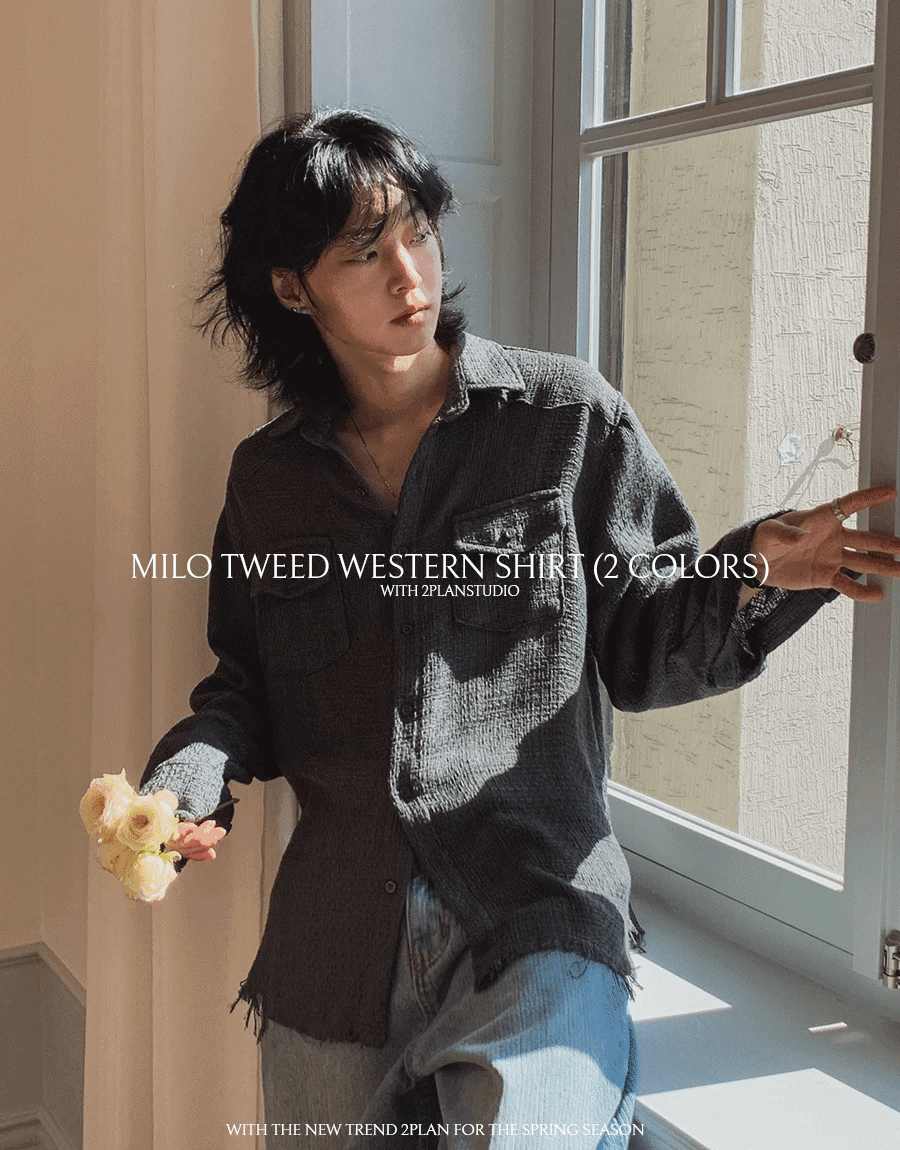 Milo Tweed 西部風小香襯衫