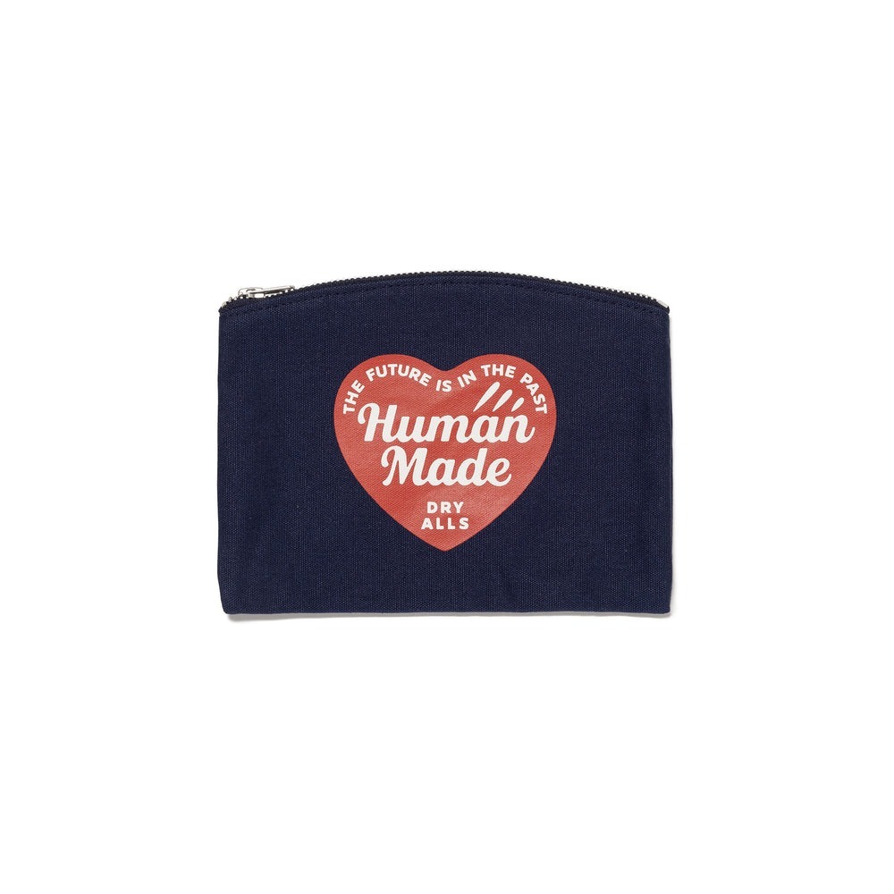 2025SS HUMAN MADE BANK POUCH 愛心 手拿包 資料夾 收納袋 3色 現貨 HM29GD031
