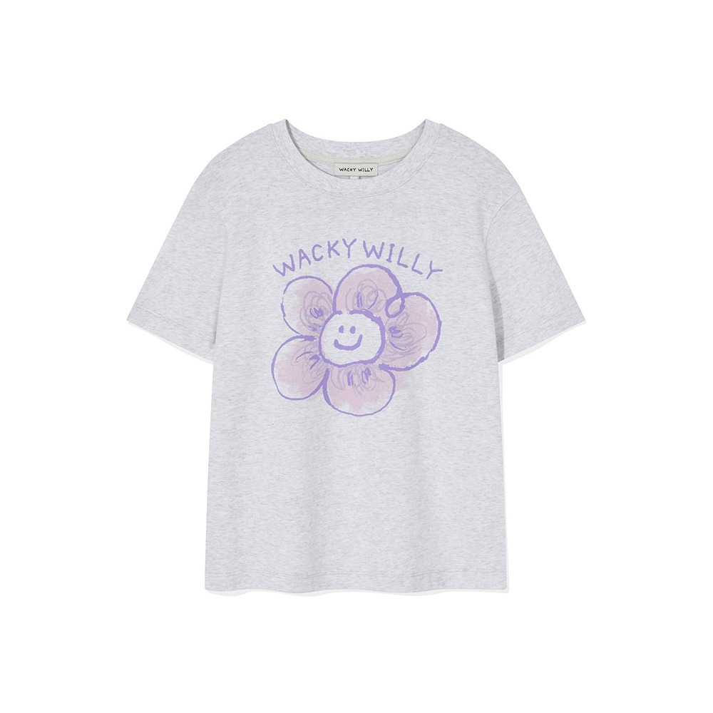 【WACKY WILLY】Signature Big Lily Short Sleeve T-Shirt R6497 Wacky Willy Signature Big Lily T-shirt - 4 colors