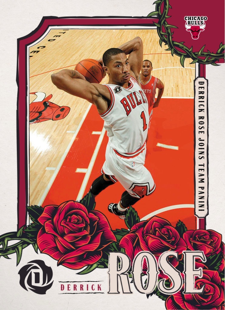 NBA球員卡 Derrick Rose 芝加哥公牛 飆風玫瑰 退休 2024-25 Panini Instant NBA Card 1
