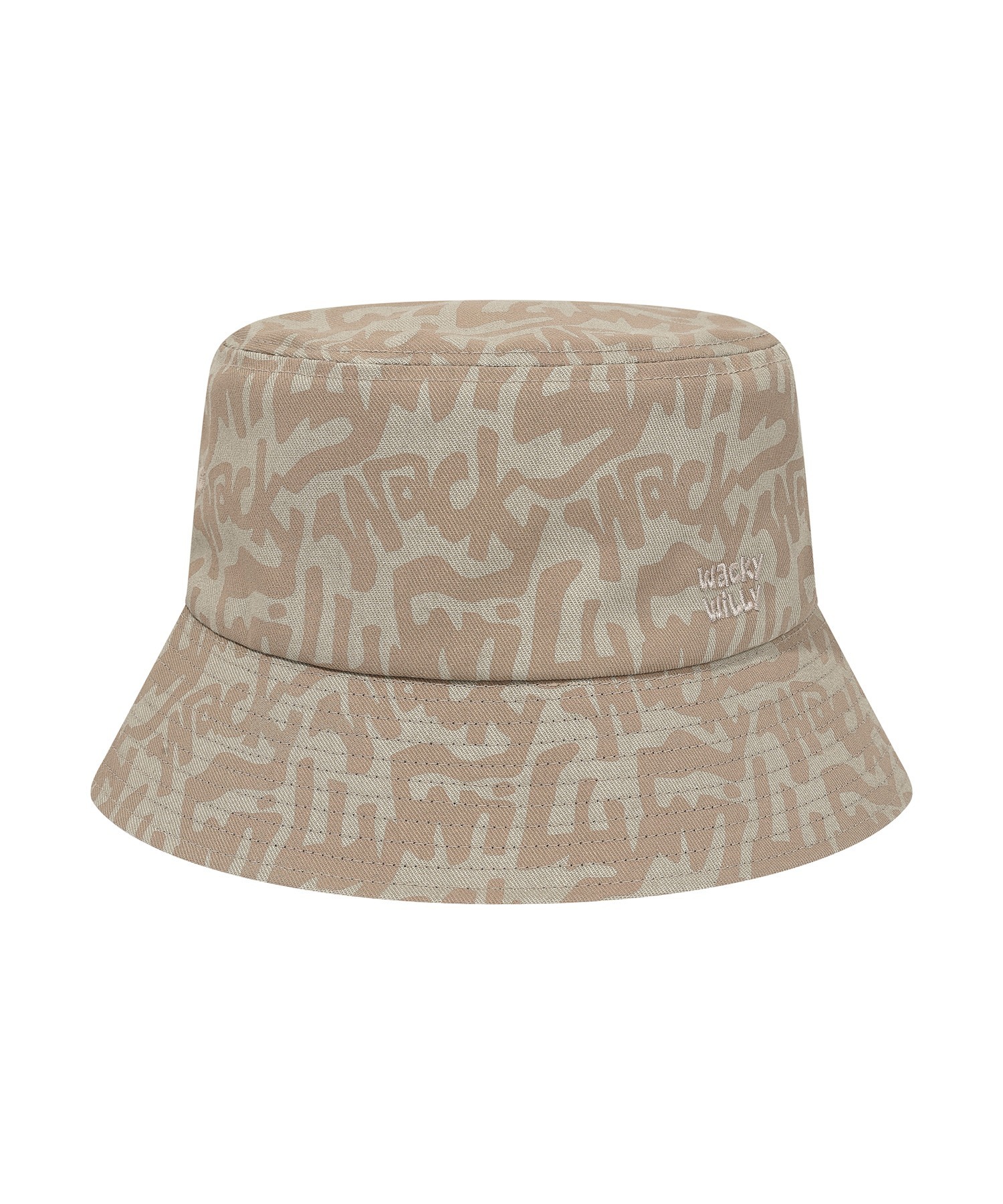 WACKY WILLY Hand Drawing Reversible Bucket Hat