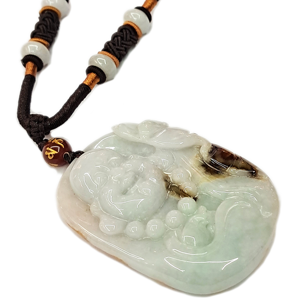 福氣彌勒佛{春帶紫黃翡}項鍊【十方】136941