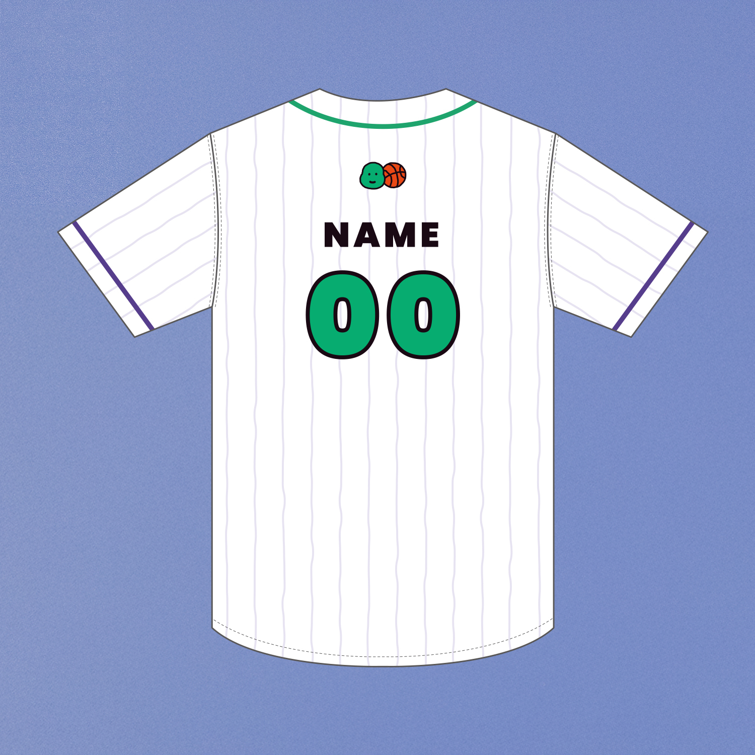 24-25 JOGUMAN-攻城獅棒球衣｜白