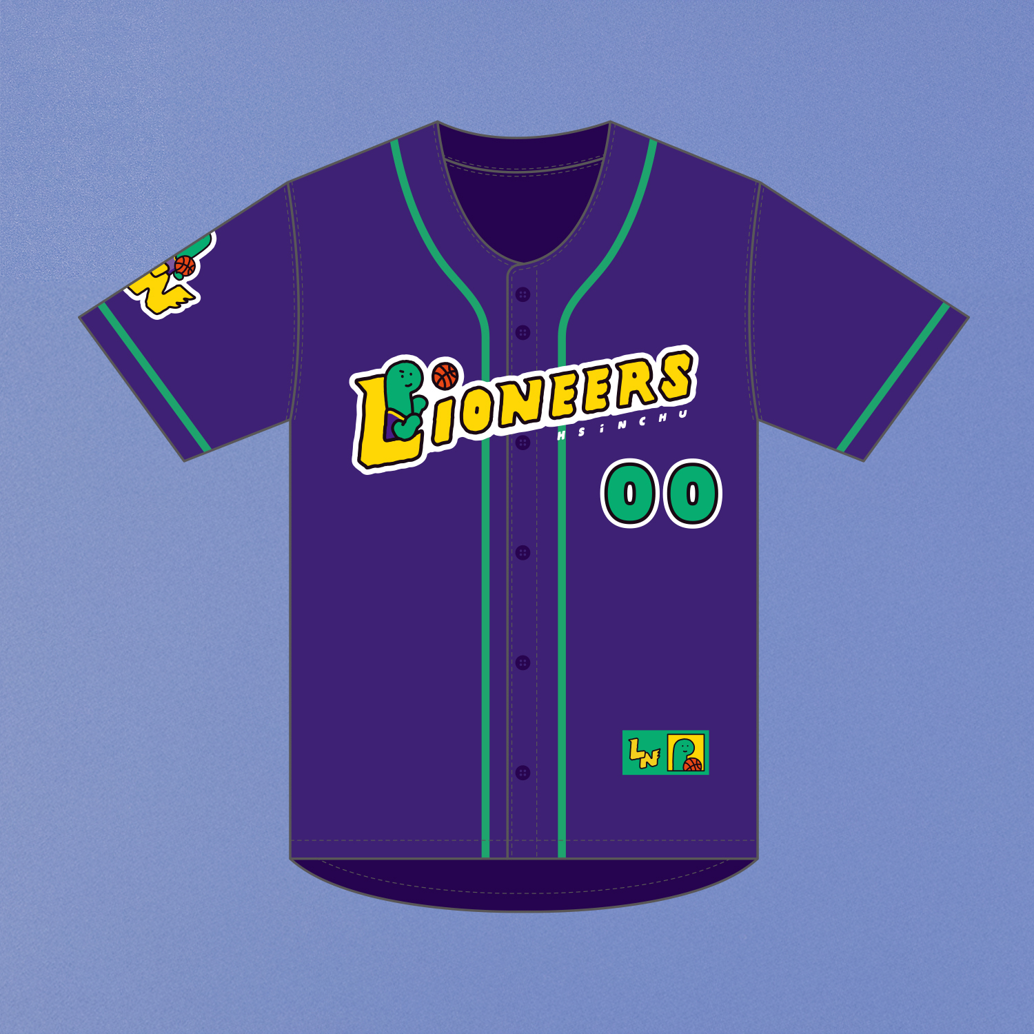 24-25 JOGUMAN-攻城獅棒球衣｜紫