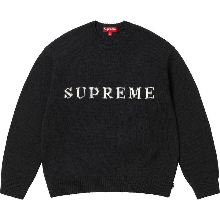 Supreme 25SS Contrast Logo Sweater 毛衣