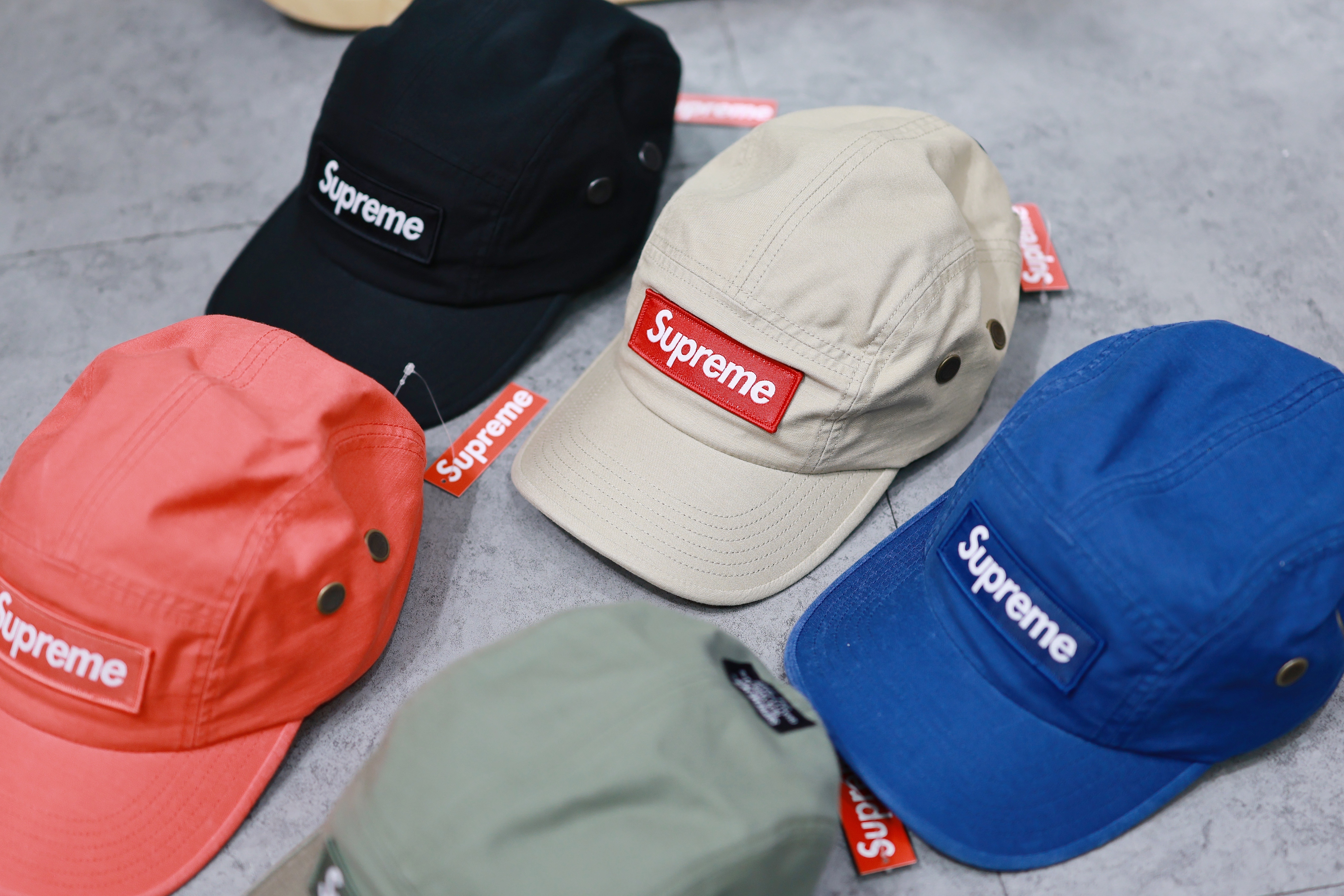 SUPREME SS25 MILITARY CAMP CAP 帽
