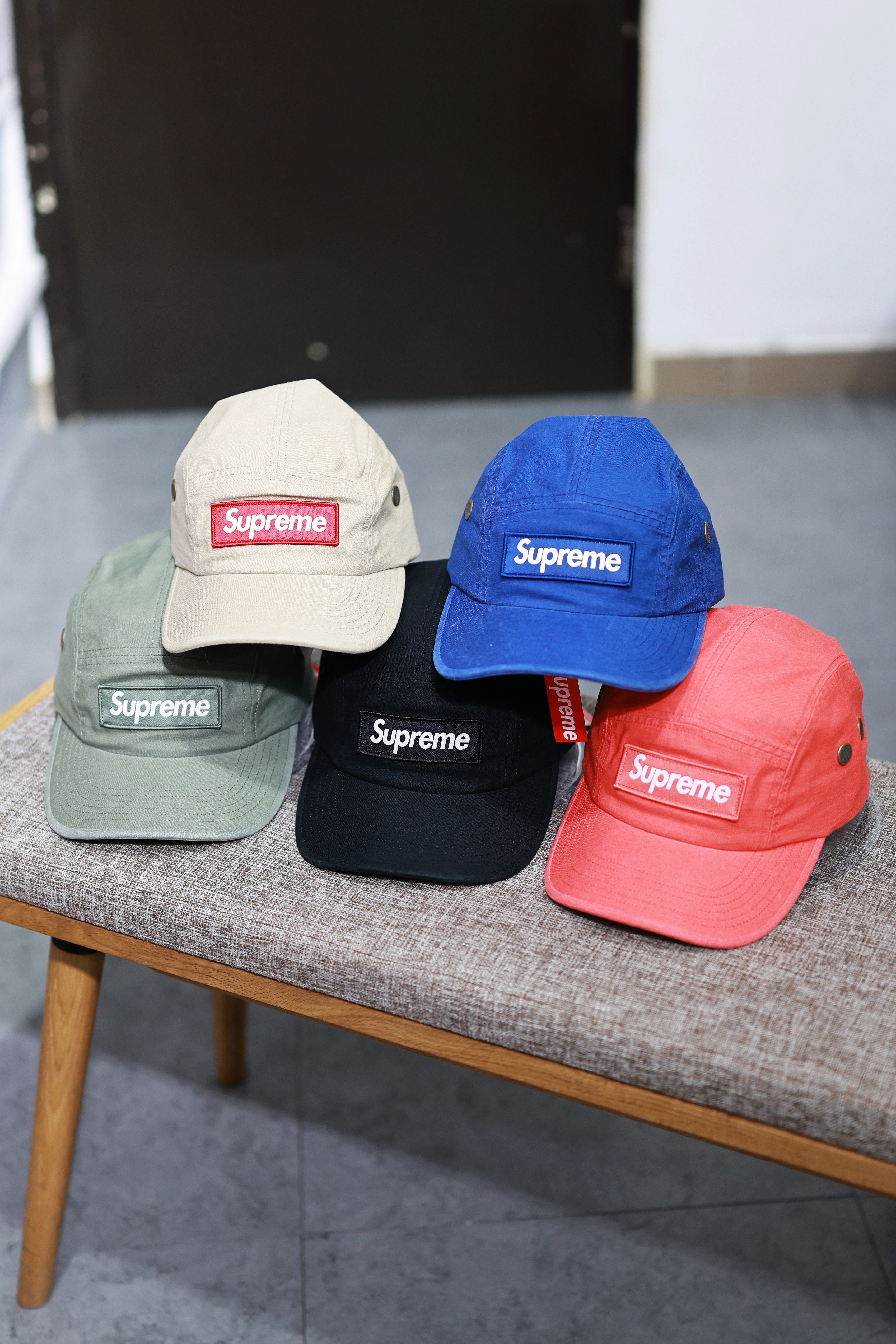 SUPREME SS25 MILITARY CAMP CAP 帽