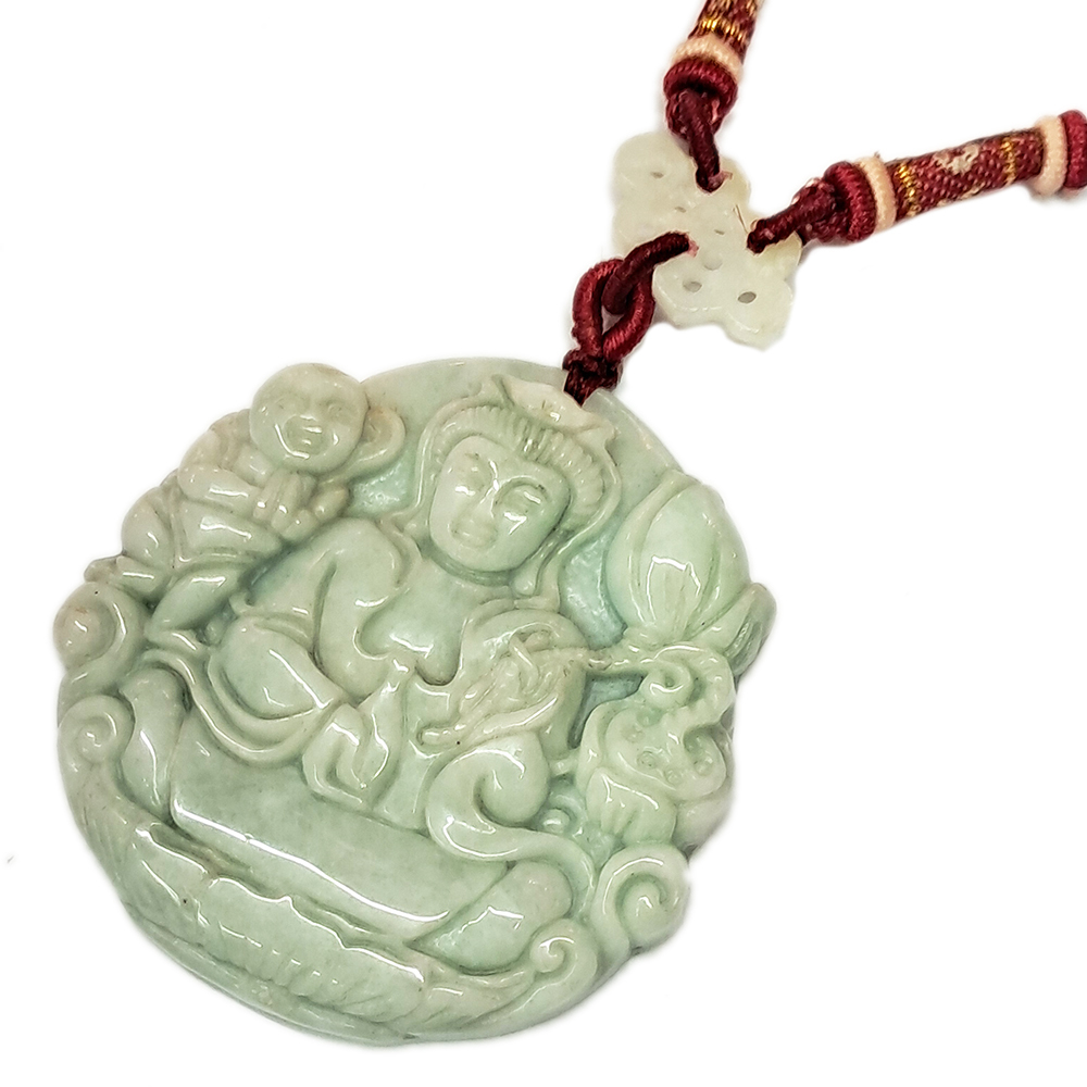 送子觀音玉珮項鍊【十方】140646