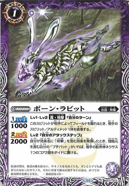 BS71-013 ボーン・ラビット