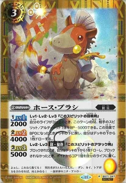 BS71-047 ホース・ブラシ R SECRET