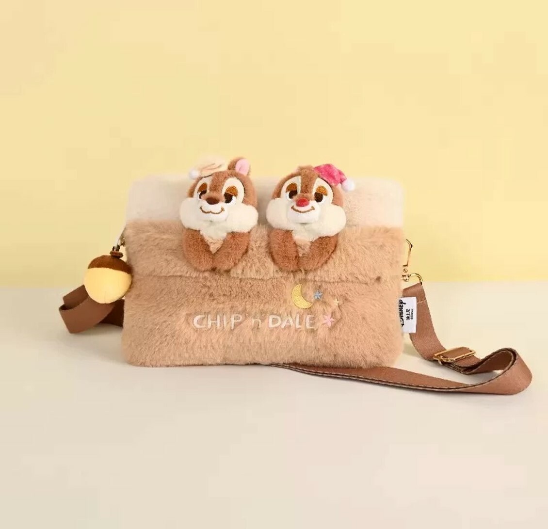 迪士尼鋼牙與大鼻 - 毛绒斜揹袋 | 單肩包