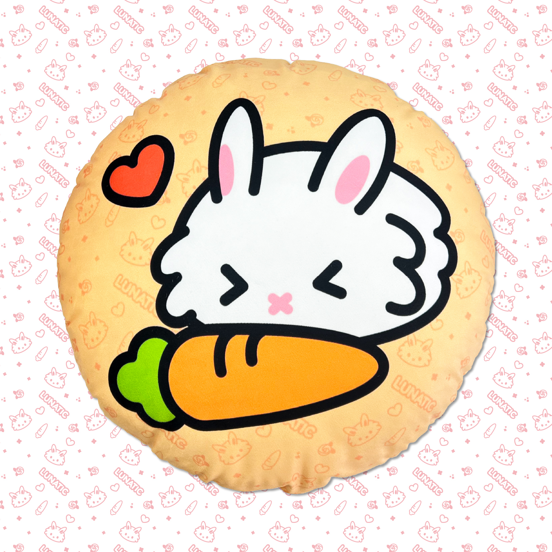 《RO仙境傳說》瘋兔圓形抱枕(45cm)